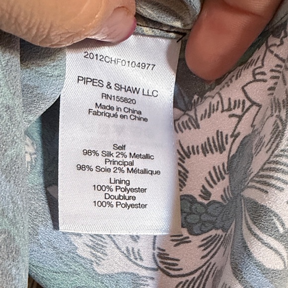 Veronica Beard Floral Print Silk Spaghetti Camisole | EUC | Sz S - Picture 4 of 4